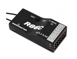 RadioMaster R86C V2 6 Ch Receiver - FCC ( D8 / D16 & SFHSS Compatible ) RadioMaster R86C V2 6 Ch Receiver - FCC ( D8 / D16 & SFHSS Compatible )